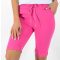 Zsebes,gumis derekú capri nadrág! pink L-XXL