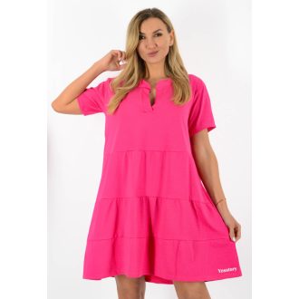 Ingnyakú A vonalú ruha ! pink XL-XXL