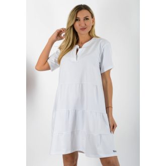 Ingnyakú A vonalú ruha ! fehér XL-XXL