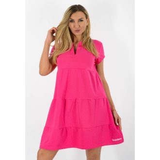Ingnyakú A vonalú ruha ! pink M-L
