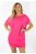 Egyszínű lenge tunika! pink L-XXL