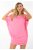 Egyszínű lenge tunika! magenta L-XXL