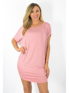 Egyszínű lenge tunika! púderrózsaszín L-XXL