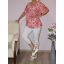  Mintás nyitott vállú 3/4-es leggingszes szett ! XL-XXL