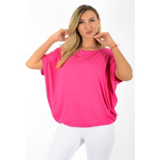 Egyszínű,lenge,gumis aljú felső ! pink L-XXL