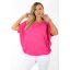 Egyszínű,lenge,gumis aljú felső ! pink L-XXL