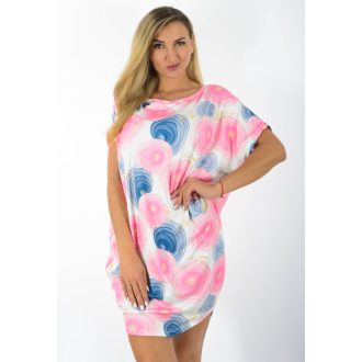 Mintás,aszimmetrikus, lenge tunika!  L-XXL