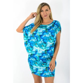 Virágos,aszimmetrikus, lenge tunika!  L-XXL