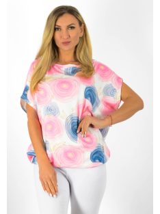 Mintás,aszimmetrikus,gumis aljú Yesstory felső !  L-XXL