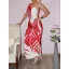 Leveles,félpántos,zsebes ,push-up-os maxi ruha! piros M-XL