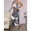 Leveles,félpántos,zsebes ,push-up-os maxi ruha! fekete M-XL