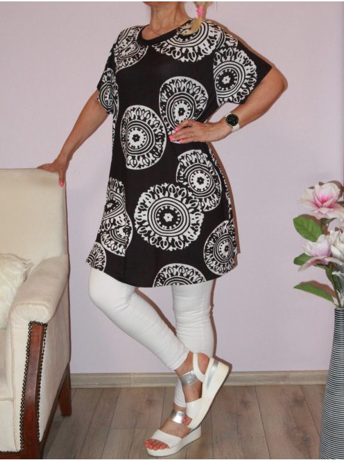 Mandala mintás A vonalú tunika/ruha ! XL-XXL