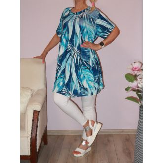 Levél mintás A vonalú tunika/ruha ! XL-XXL