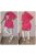 Virágos,kapucnis,hátulja hosszabb tunika ! pink  XL-3XL