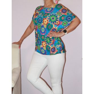Mandala mintás gumis aljú felső!  L-XXL