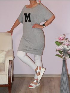 M betűs,pamut tunika! szürke L-XXL