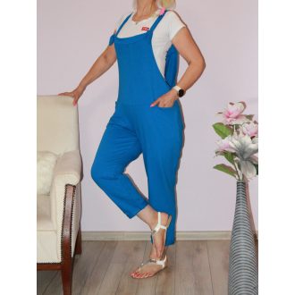 Zsebes,kantáros,pamut nadrág! királykék M-XL