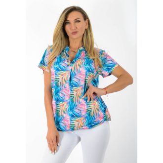 Trópusi mintás, ingfazonú ,gumis aljú felső!  L-XXL