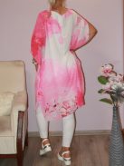 Lepkés,muszlin tunika! pink L-XXL