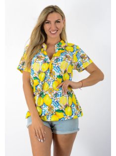 Citrom mintás, ingfazonú ,gumis aljú felső!   L-XXL