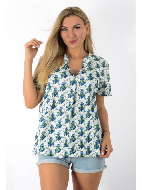 Horgonyos, ingfazonú ,gumis aljú felső! fekete  L-XXL