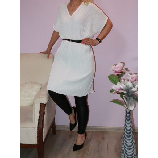 V nyakú öves tunika/ruha!  Több szín !  L-XXL