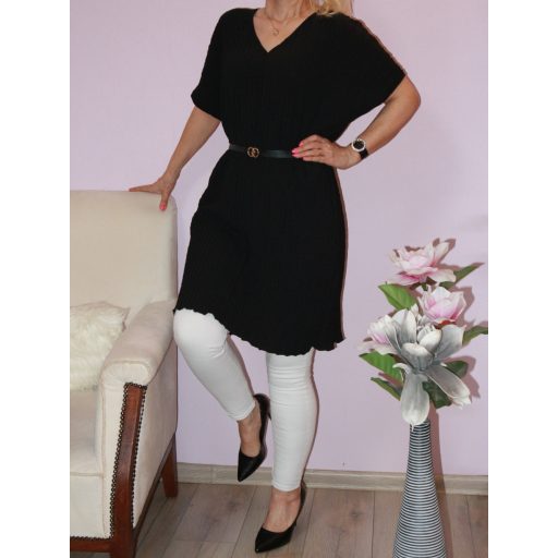 V nyakú öves tunika/ruha!  Több szín !  L-XXL