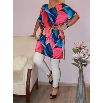 Mintás dupla V kivágású, lepel tunika!  L-XXL