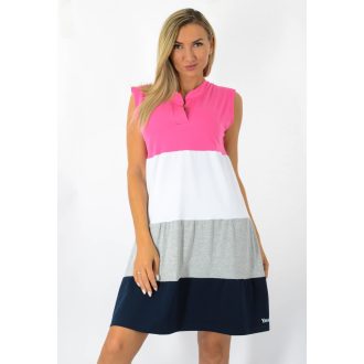   Több színű ,ingfazonú,A vonalú,ujjatlan  tunika! pink M-XL