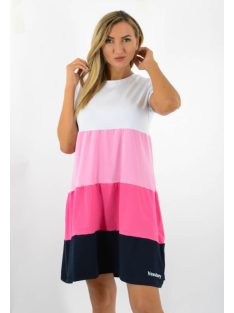   Több színű ,kereknyakú,A vonalú,ujjatlan  tunika! rózsaszín-pink M-XL