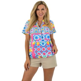 Mintás,citromos, ingfazonú ,gumis aljú felső!   L-XXL