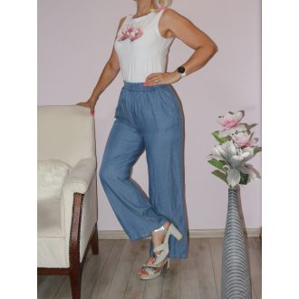 Farmerhatású,gumisderekú,bőszárú,zsebes nadrág!  M-XL