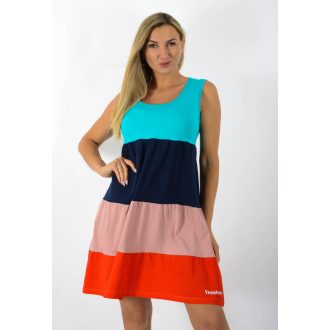 Több színű ,trikópántos,A vonalú ruha!   M-L Több színű ,trikópántos,A vonalú ruha!   M-L