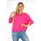 Egyszínű,lenge,gumis aljú felső ! királykék L-XXL