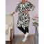 Zebra mintás,zsebes tunika!  L-XXL