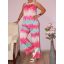 Cikk-cakk mintás bőszárú 2 részes szett! pink  M-XL