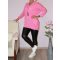 Láncos,zsebes, hátulja hosszabb tunika! pink L-XL