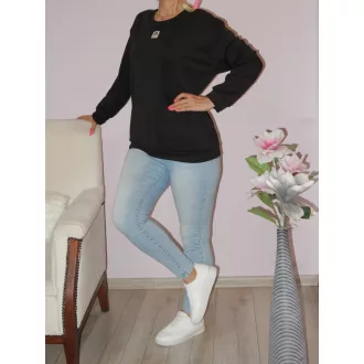 Arany szívecskés felső! fekete M-XL