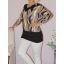 Ocelot mintás,V nyakú,denevérujjas,passzés aljú felső ! L-XXL