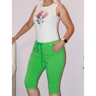 Zsebes,gumis derekú capri nadrág! zöld  L-XXL
