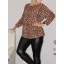 Leopárd mintás,gumis aljú felső ! XL-XXL