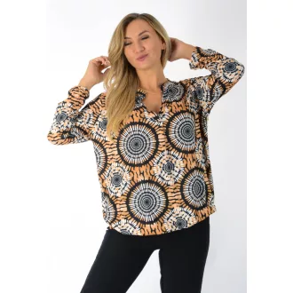 Mandala mintás, ingfazonú ,gumis aljú felső!  L-XXL 