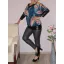 Mintás,válla nyitott,latex betétes,denevérujjas felső!nude-petrol-kék  L-XXL