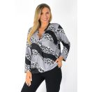 Leopárd mintás,ingfazonú, gumis aljú ,nadrágos szett ! fekete L-XXL