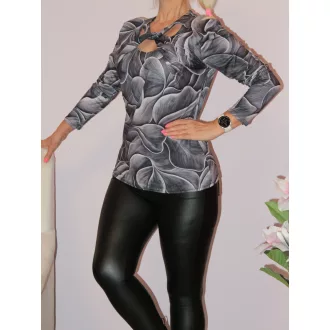 Levél mintás,csavart elejű felső ! M-XL