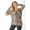 Mandala mintás,átlapolt,gumis aljú felső!  L-XXL