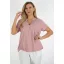 Egyszínű, ingfazonú ,gumis aljú felső! púderrózsaszín L-XXL
