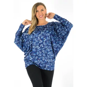 Levél mintás,lenge felső !  L-XXL