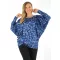 Levél mintás,lenge felső !  L-XXL
