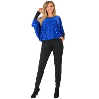 Csillámos,zsebes,öves overál ! királykék M-XL